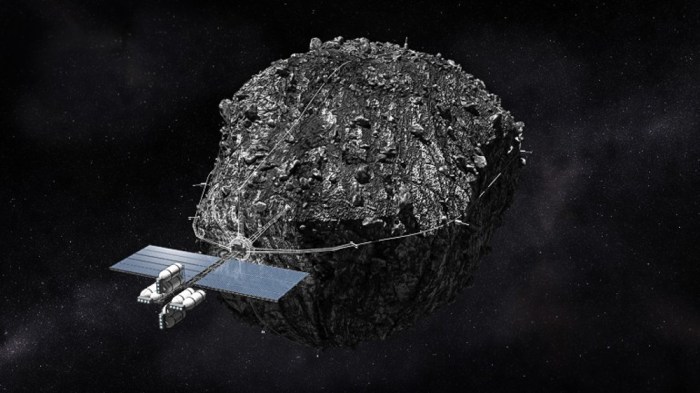 Mining asteroid