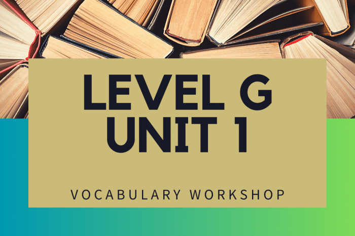 Sadlier vocabulary workshop level g unit 1 answers